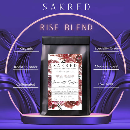 RISE BLEND - ORGANIC DRIP GROUND SINGLE ORIGIN LOW ACIDITY PERUVIAN COFFEE